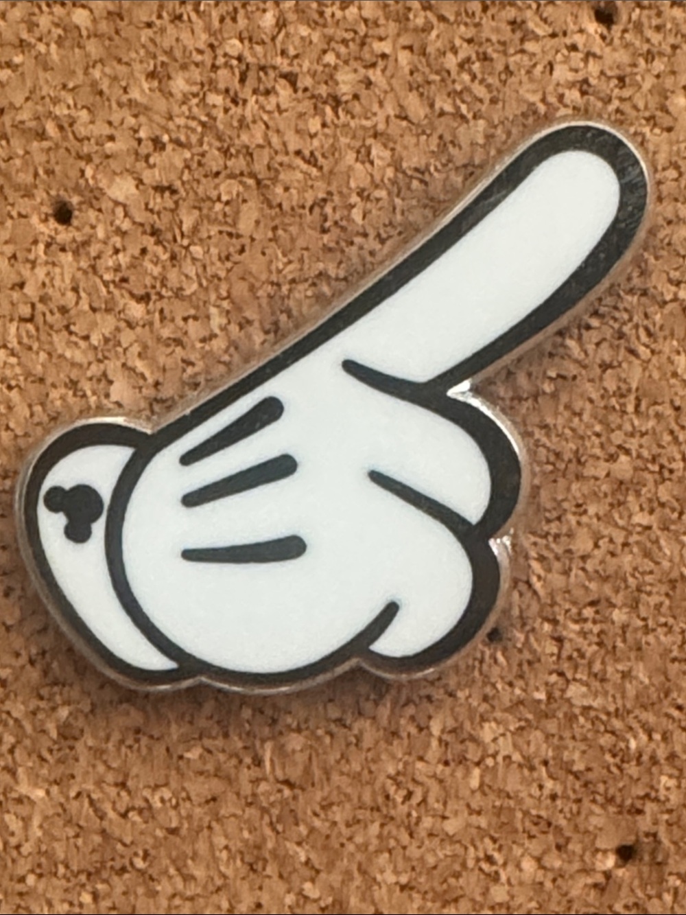 5/$25 Disney Mickey Mouse Glove Pointing Pin